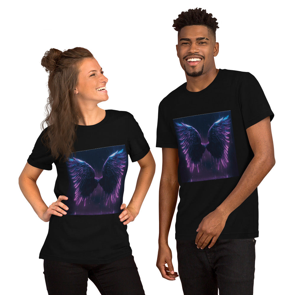 Purple Rain Angel Wings T-shirt